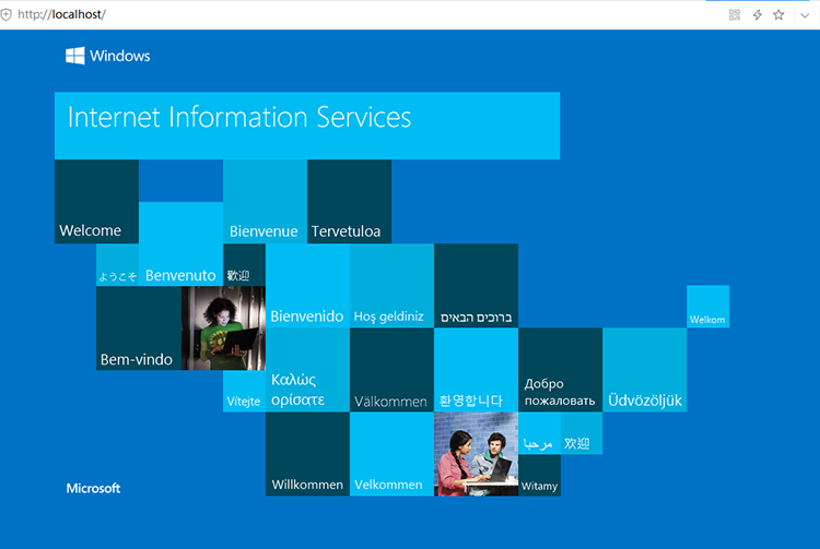 Windows 10 本地安装 IIS