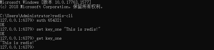 redis set key get key